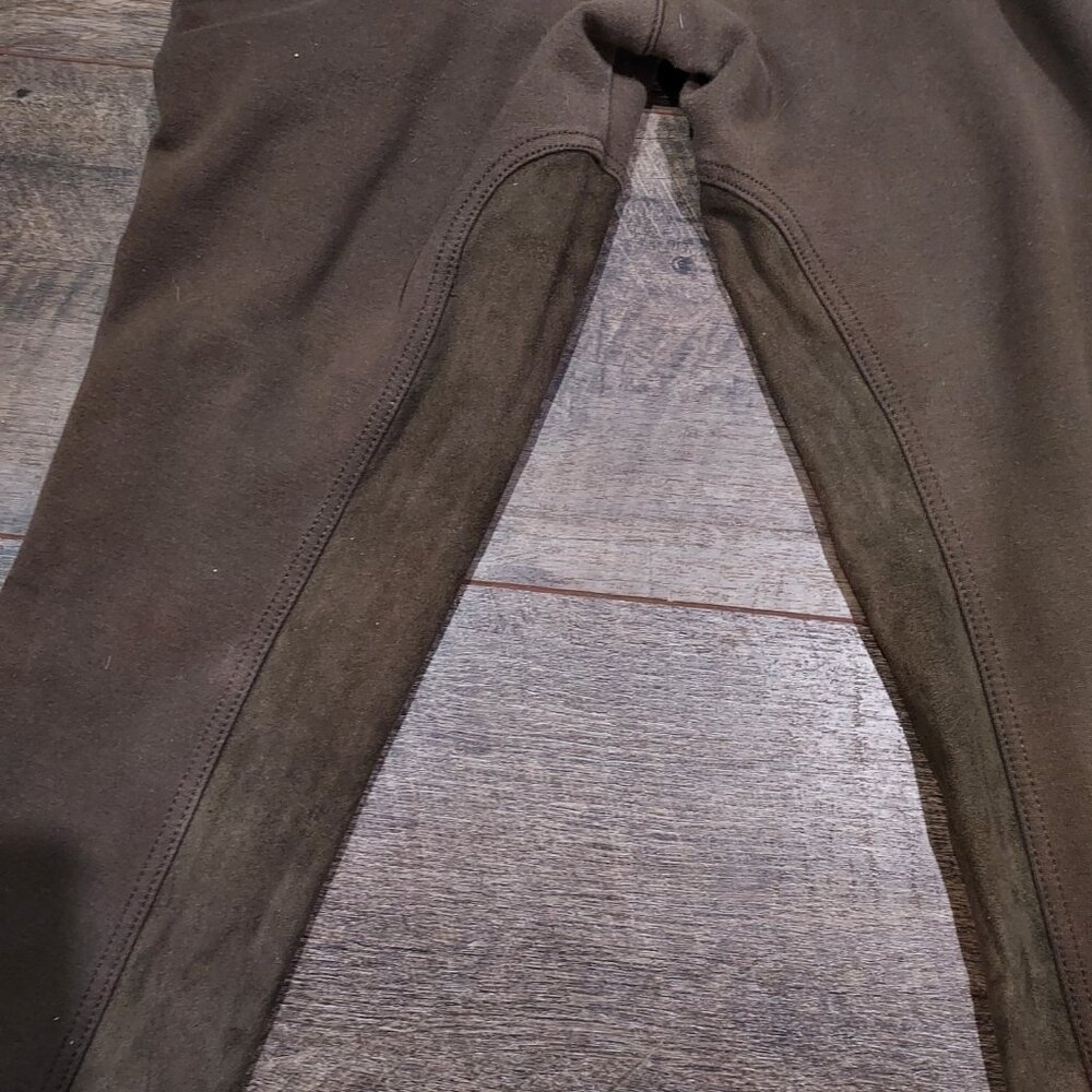 Abercrombie & Fitch Pants Youth Medium Brown Riding Equestrian Leggings - Picture 3 of 9
